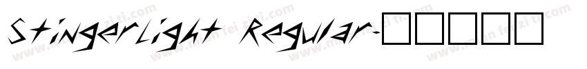 StingerLight Regular字体转换